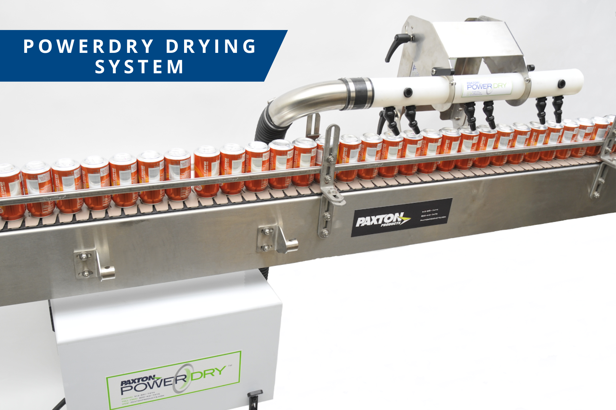 High Efficiency PowerDry™ Drying System